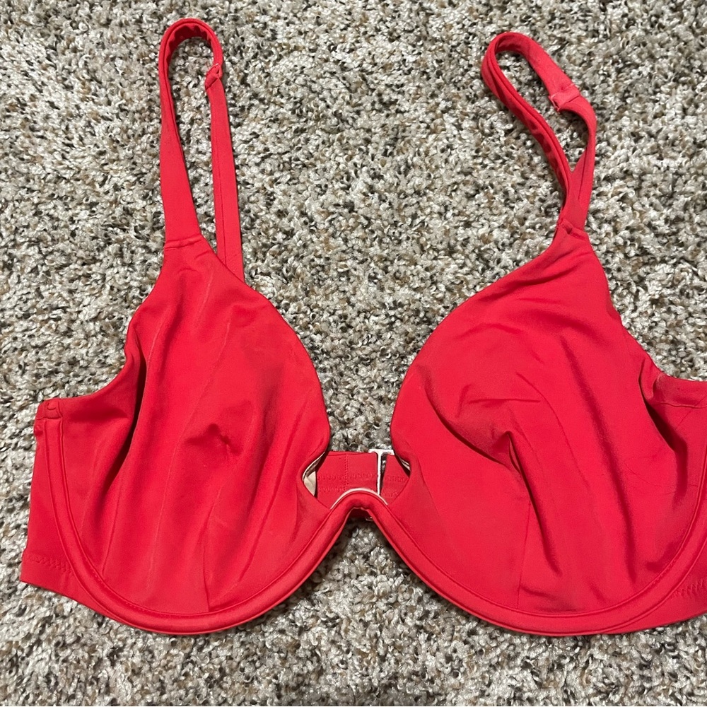 Wired Red Bikini Top